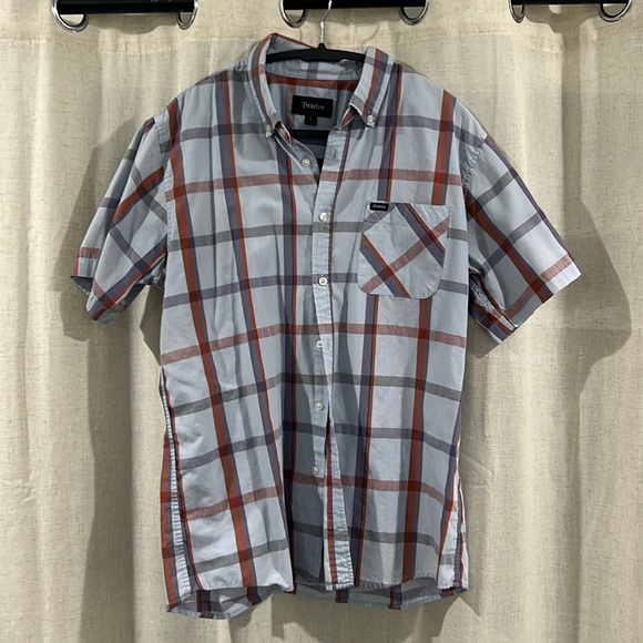 Brixton large button down casual shirt - Picture 1 of 3
